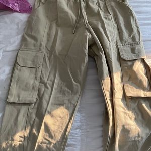 YoungLA cargo twill joggers.